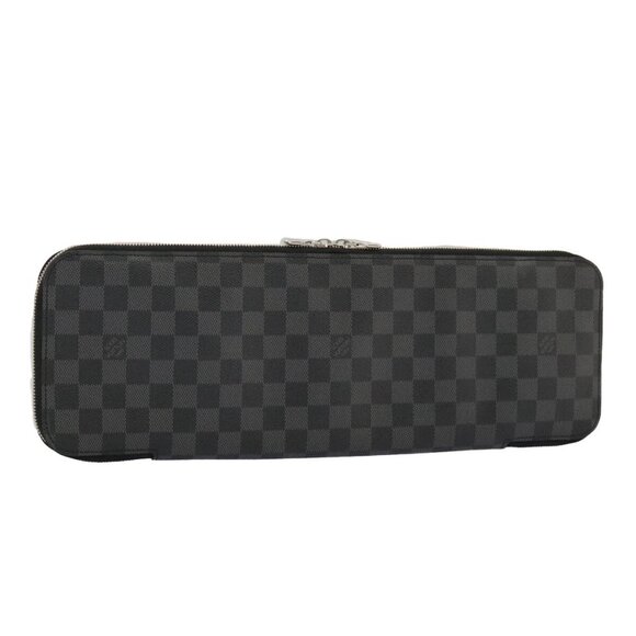 LOUIS VUITTON Damier Graphite Etui 5 Cravat Necktie Case - Picture 1 of 16